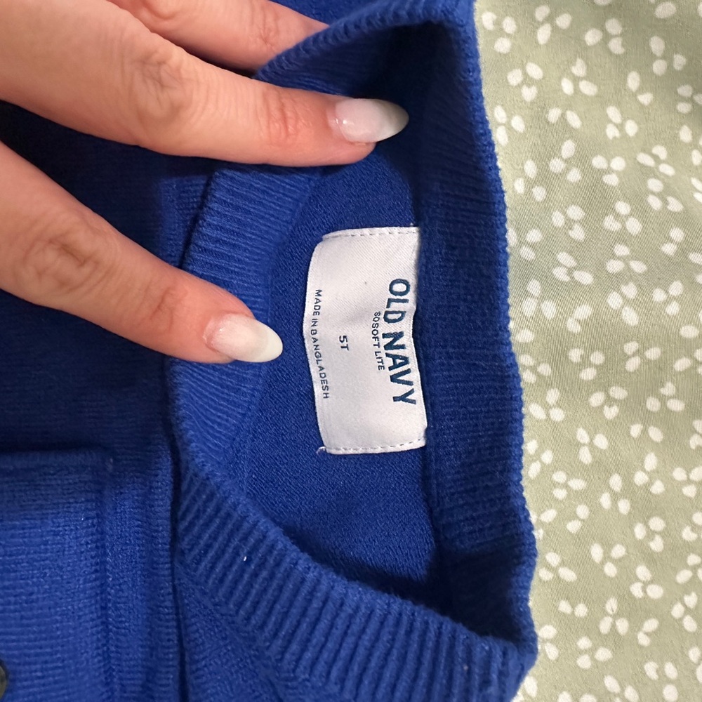 Old Navy Kids Royal Blue Sweater - Picture 4 of 4